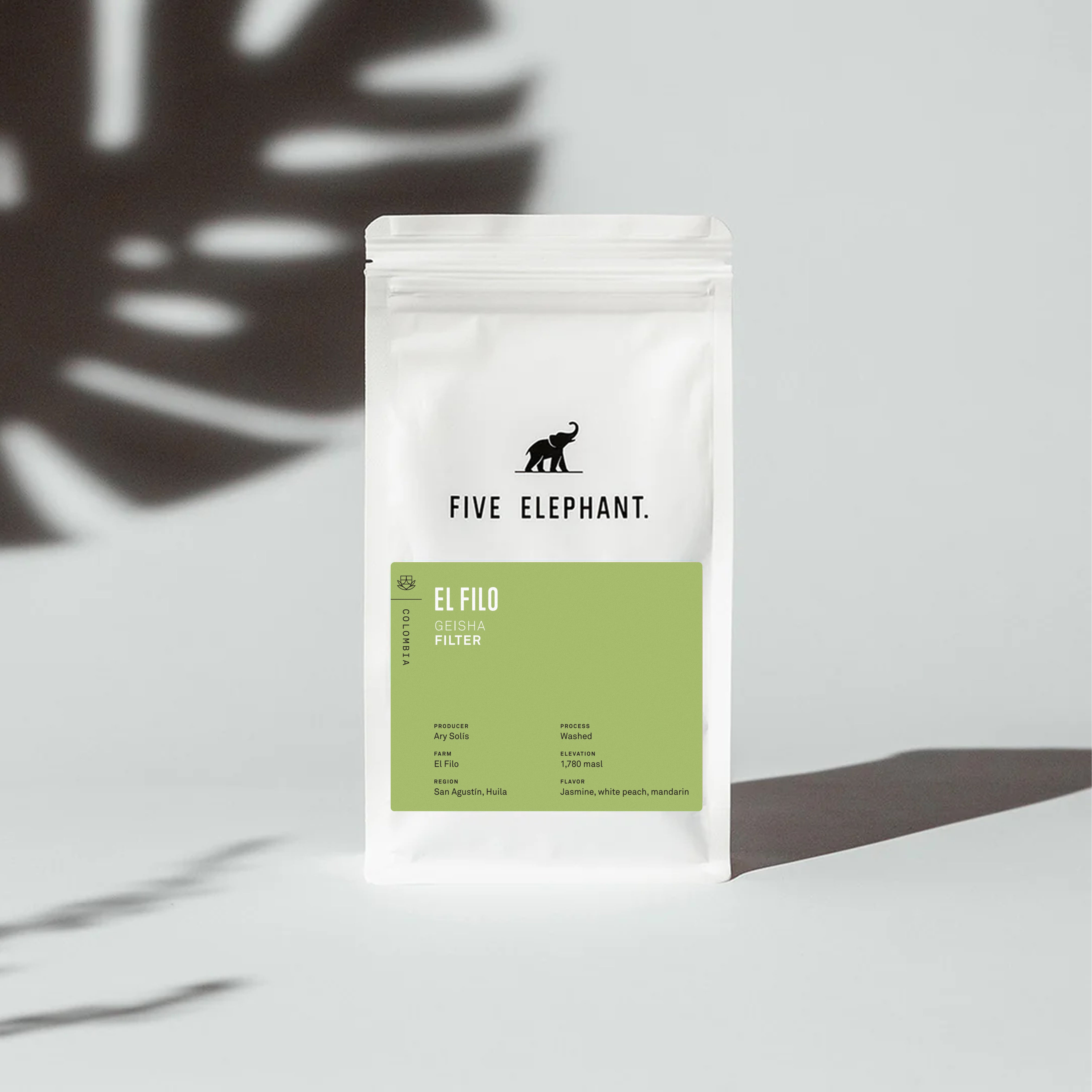 COLOMBIA El Filo	Geisha – Filter — new release filter roast specialty coffee, Five Elephant, special lot Geisha