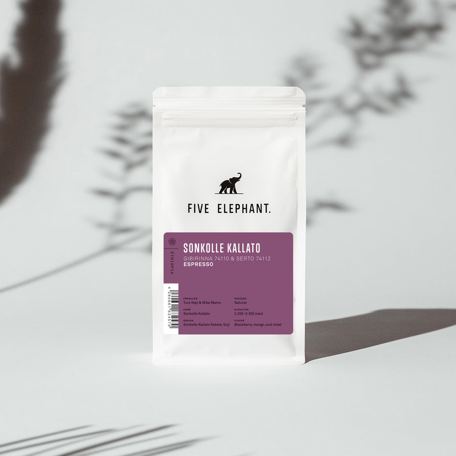 ETHIOPIA Sonkolle Kallato  – Espresso